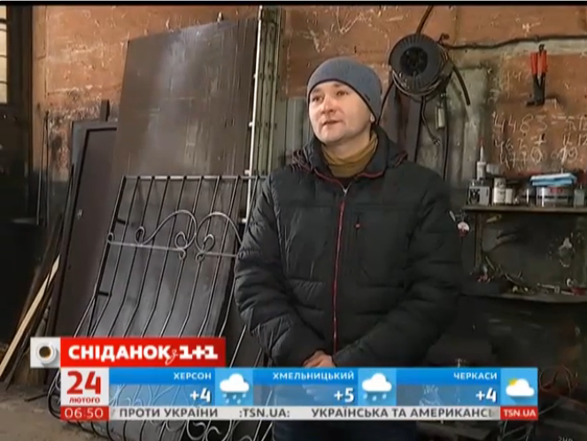 Компания Рубеж на  телеканале 1+1. Бронированные двери и решетки на окна.