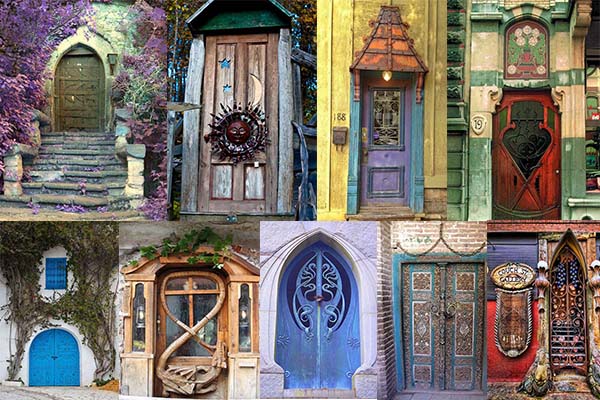 20 Античных металлических и деревянных дверей