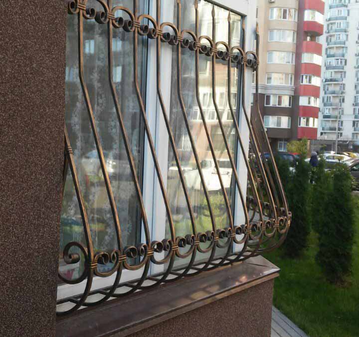Решетка на половину окна – балконное ограждение от 27.10.16