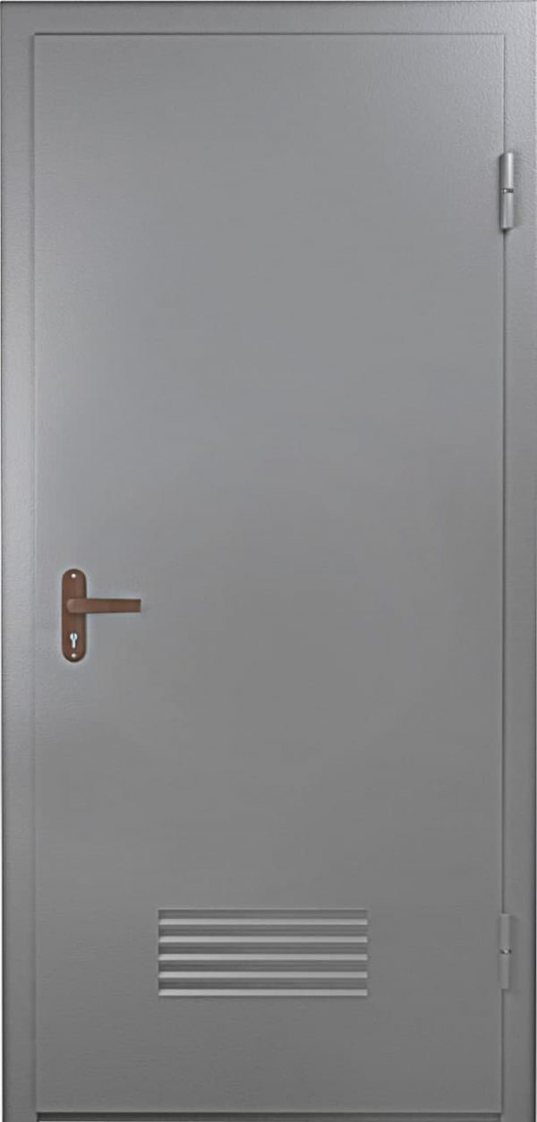 Металлические двери для котельной с покрытием эмаль